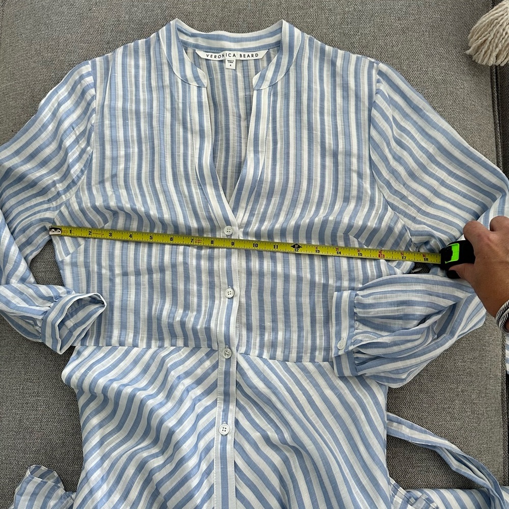 linen and silk Veronica beard dress size 4. The Jenna dress - Picture 5 of 10